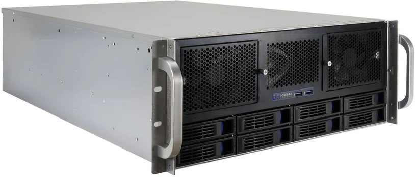 Inter-Tech Case IPC Storage 4U-4408-L, o.PSU