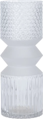 Stiklinė vaza GEOMETRIC, 30 cm kaina