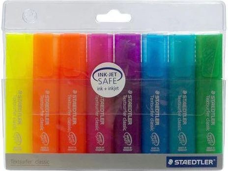 Staedtler Classic biuro paryškintuvas 8 spalvų