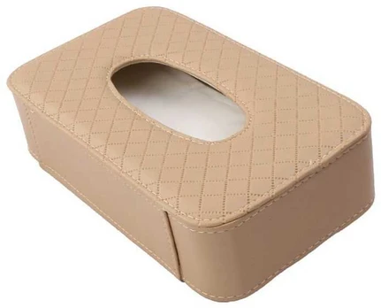 Oem Tissue box with strap beige