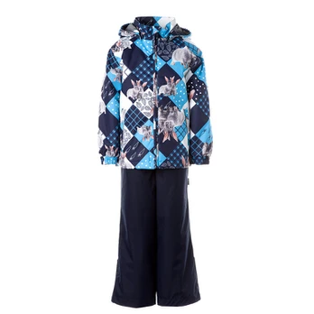 Huppa Komplektas YOKO, arctic blue pattern/ navy