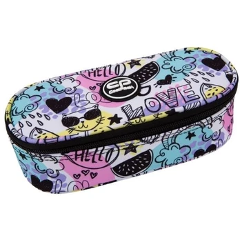 Penalas CoolPack Campus Mood, 23 cm x 10 cm, juoda/geltona/rožinė