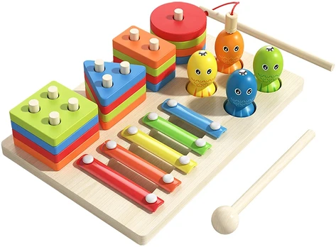 Montessori veiklos lentelė 3in1