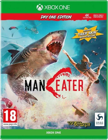 Deep Silver „Deep Sidabrinis“ „Maneater“ („Pirmos dienos leidimas“) – „Xbox One“.