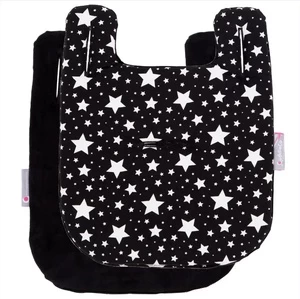 Įdėklas į vežimėlį Cuddle Co Black & White Stars Mini, balta/juoda