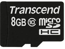 Atminties kortelė Transcend Micro SDHC Class 10, 8 GB
