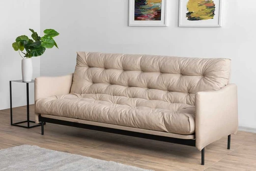 CREAM 3 vietų sofa-lova Renge - Kreminis