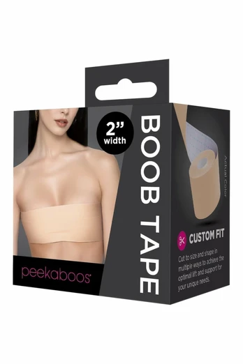 Peekaboos Boob Tape 15ft Flesh - Flexible Support Tape, 2" Wide