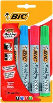 Permanentinis žymeklis Bic Marking 2000 8755731, 4 vnt.