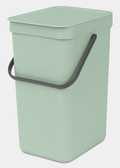 Brabantia Sort & Go Abfallbehäl. Jade Green 12 L