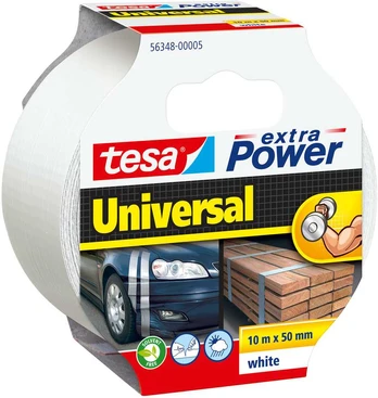 tesa extra Power Universal 10m 50mm baltas