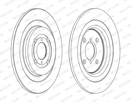 FERODO DDF1588C Brake Disc