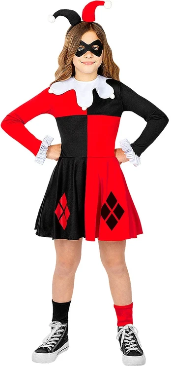 Harley Quinn kostiumas mergaitėms – DC Comics