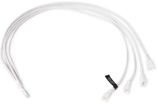 Alphacool Y-Splitter 4-Pin auf 4x 4-Pin PWM 60cm - baltas