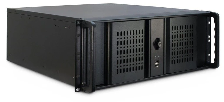 Serverių korpusas Inter-Tech 4U-4098-S ATX, juoda