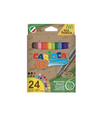 Flomasteriai CARIOCA JOY ECOFAMILY, 24 vnt.