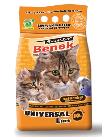 Kačių kraikas Super Benek Universal Natural 10 l