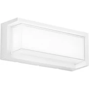 LED lauko sieninis šviestuvas BLOCK, baltas, plotis 32 cm, plastikas, CCT