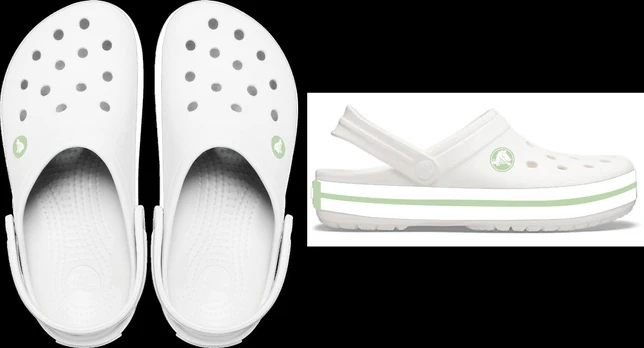 Crocs™ Crocband White/Serene Green - 41