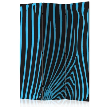Artgeist Pertvara - Zebra pattern (turquoise) [Room Dividers] 135x172