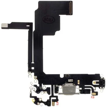 Dėklas Iphone Lcd iPhone 15 Pro Flex Cable with Charging Connector Baltas