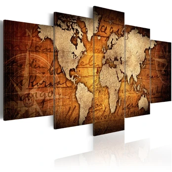 Artgeist Paveikslas - Amber Map 100x50