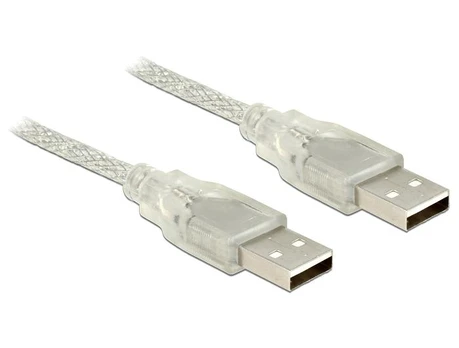 USB kabelis Delock USB-A - USB-A 0,5 m permatomas (83886)