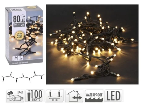 LED girlianda BLACK WW-100