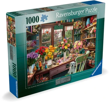 Ravensburger Puzzle 1000 Pieces: The Flower Arranger's Shed