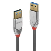 Lindy USB-A – USB-A USB laidas, 2 m pilkas (36627) kaina
