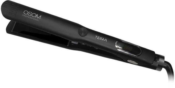 Osom Professional Plaukų tiesintuvas TERRA OSOMP006BL, juodos spalvos