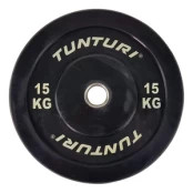 Diskinis svoris Tunturi Training Bumper Plate, 15 kg kaina