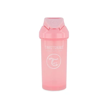 Twistshake - Straw Cup 6+m 360 ml Pastel Pink