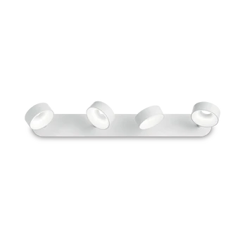 Lubinis šviestuvas Ideal Lux 24W ceiling lamp with 4 lights OBY, 3000K, transparent