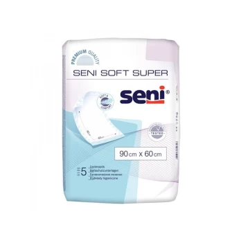 SENI paklotai SOFT SUPER, 90 cm. x 60 cm., 5 vnt.
