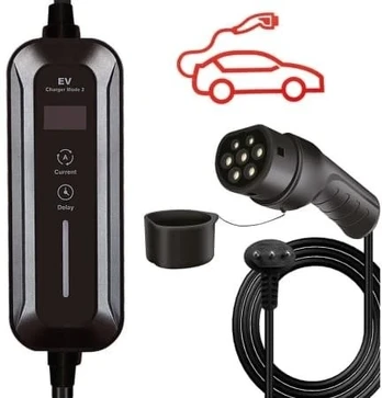 ROLINE Tragbares E-Auto Ladegert, CEI23-50 (IT, Typ-L) & Typ2 Stecker, 1-phasig, Mode 2, 16 A, 3,6 kW, 3 m