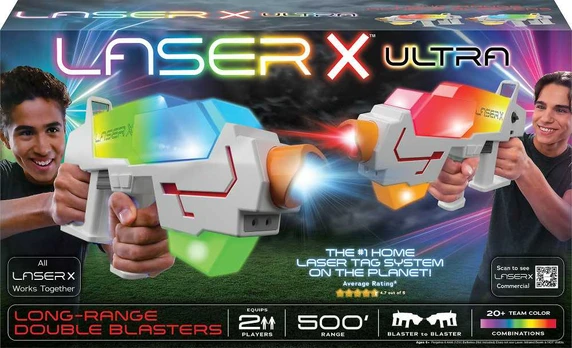 Laser X lazerinis X Ultra, Long Range Blaster to Blaster - laserpyssypeli