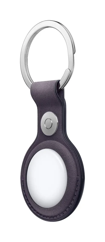 AirTag FineWoven Key Ring - Midnight Purple