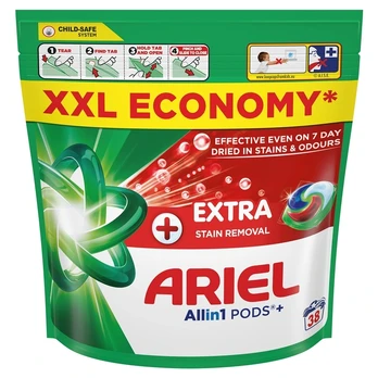 KAPSULĖS SKALB ARIEL EXTRA CLEAN 38VNT