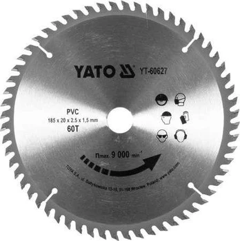 YATO TARCZA DO CIĘCIA PCV 185*60*20