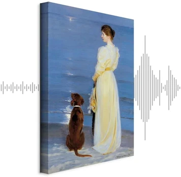 Paveikslas Peder Severin Krøyer - Vasaros vakaras Skagene