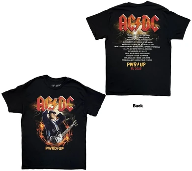 Rock Marškinėliai AC/DC Angus Horns EU Tour '25, Dydis: M