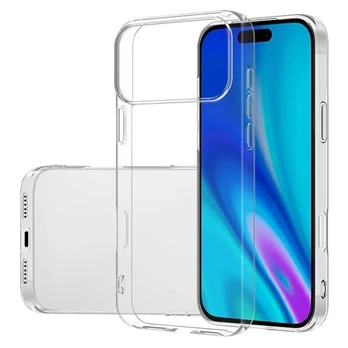iLike Apple iPhone 17 Pro Max Slim 2 mm dėžutės formos dėklas, skaidrus