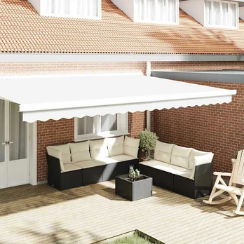 Markizės apdailė Balta 4.8 x 0.2 m Drobė