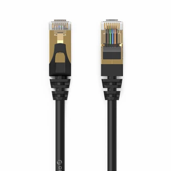 Orico PUG-C7 CAT7 10Gbps RJ45 Ethernet Network Cable Internet LAN Round 2m - Juodas