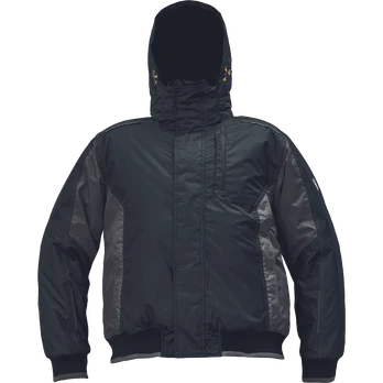 Darbinė striukė vyrams Cerva Dayboro, juoda, 4XL dydis