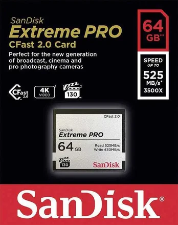 64GB Extreme Pro CFast 2.0