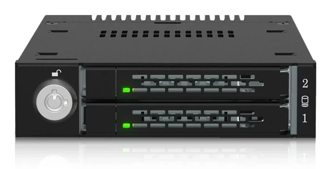 Icy Dock ToughArmor MB834MK-B V2 SSD korpusas Juoda