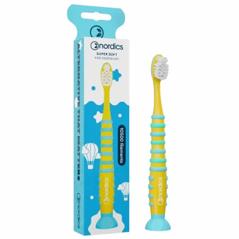Dantų šepetėlis vaikams ROCKET YELLOW