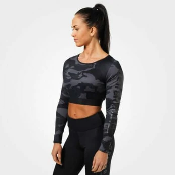 Better Bodies Chelsea cropped Is (dark camo) 110836 - M Dydis